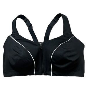 Victoria’s Secret knockout Maximum Support Front Close Sports Bra Black 38DDD